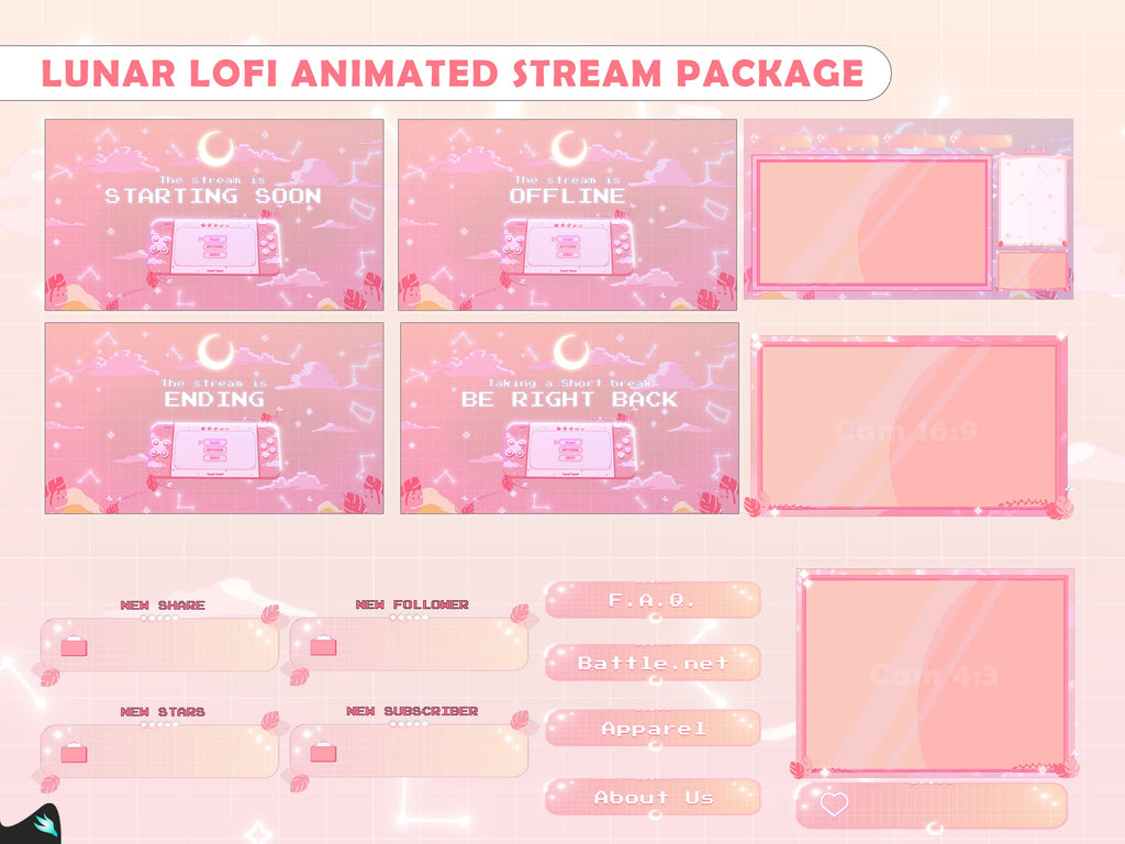 Lunar Lofi Pink Stream Package