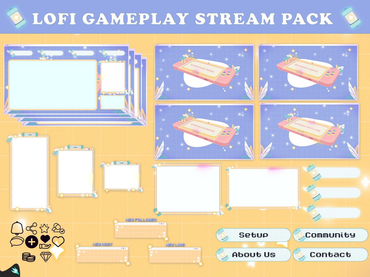 Lofi Gameplay Stream Package