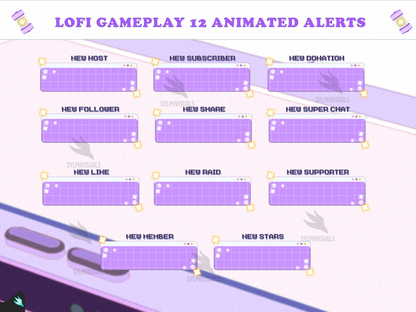 Lofi Gameplay Purple Stream Package