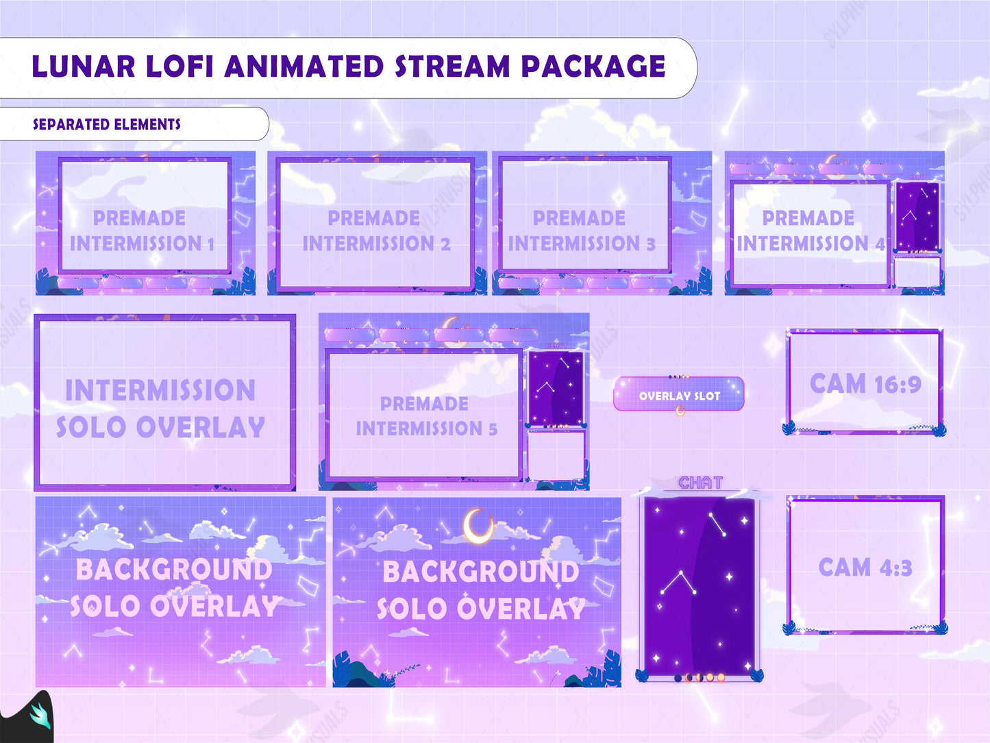Free Lunar Lofi Purple Stream Package