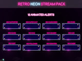 Retro Neon Alerts
