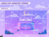 Lunar Lofi Animated Screens