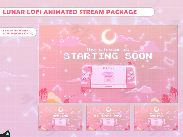 Lunar Lofi Pink Stream Package