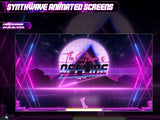 Neon Synthwave Animated Screens