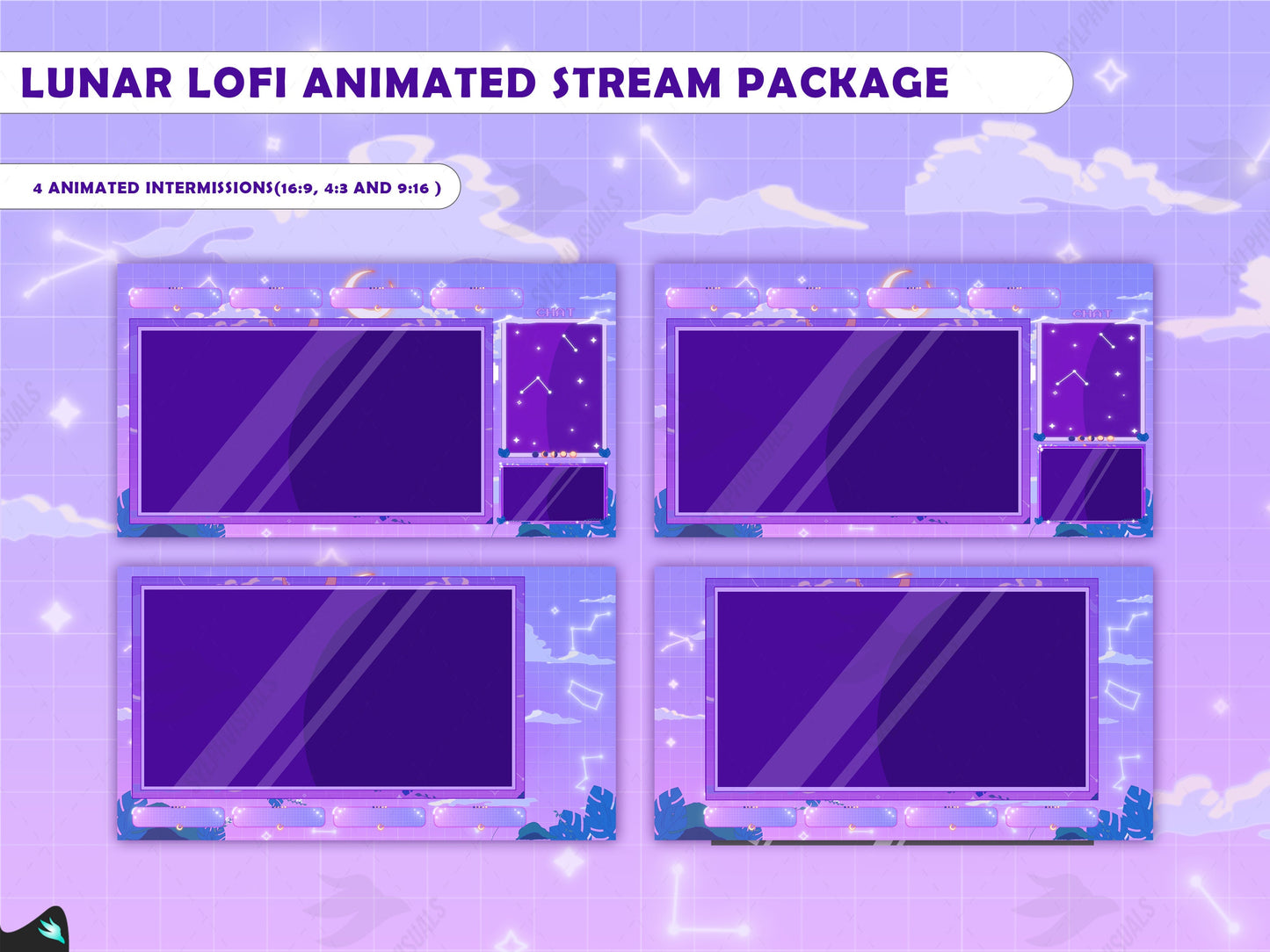 Free Lunar Lofi Purple Stream Package