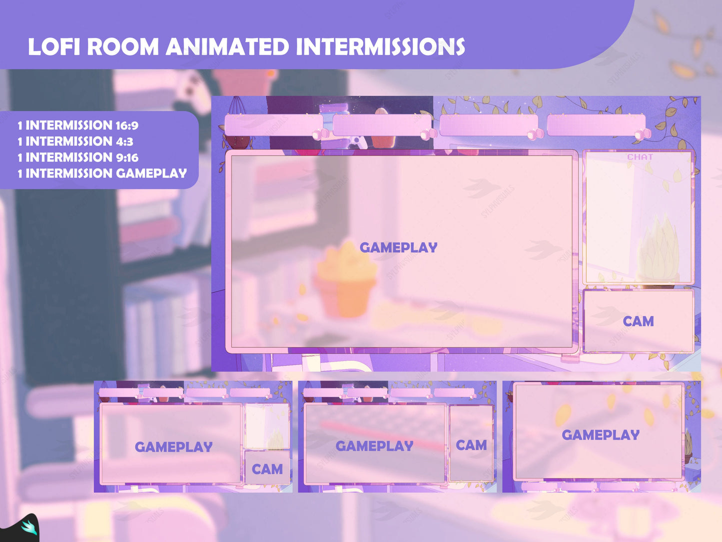 Lofi Room Purple Stream Package