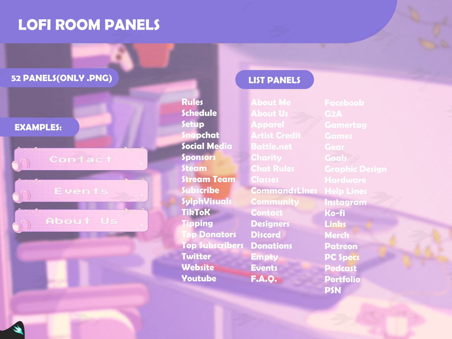 Lofi Room Purple Stream Package