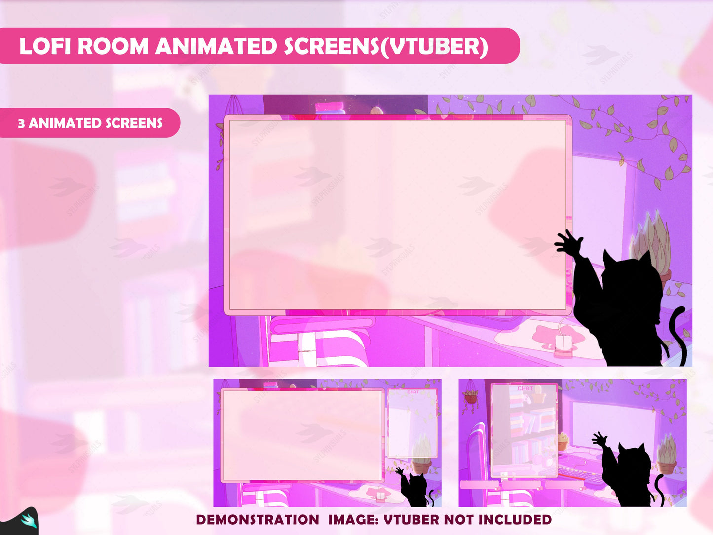 Lofi Room Pink Stream Package
