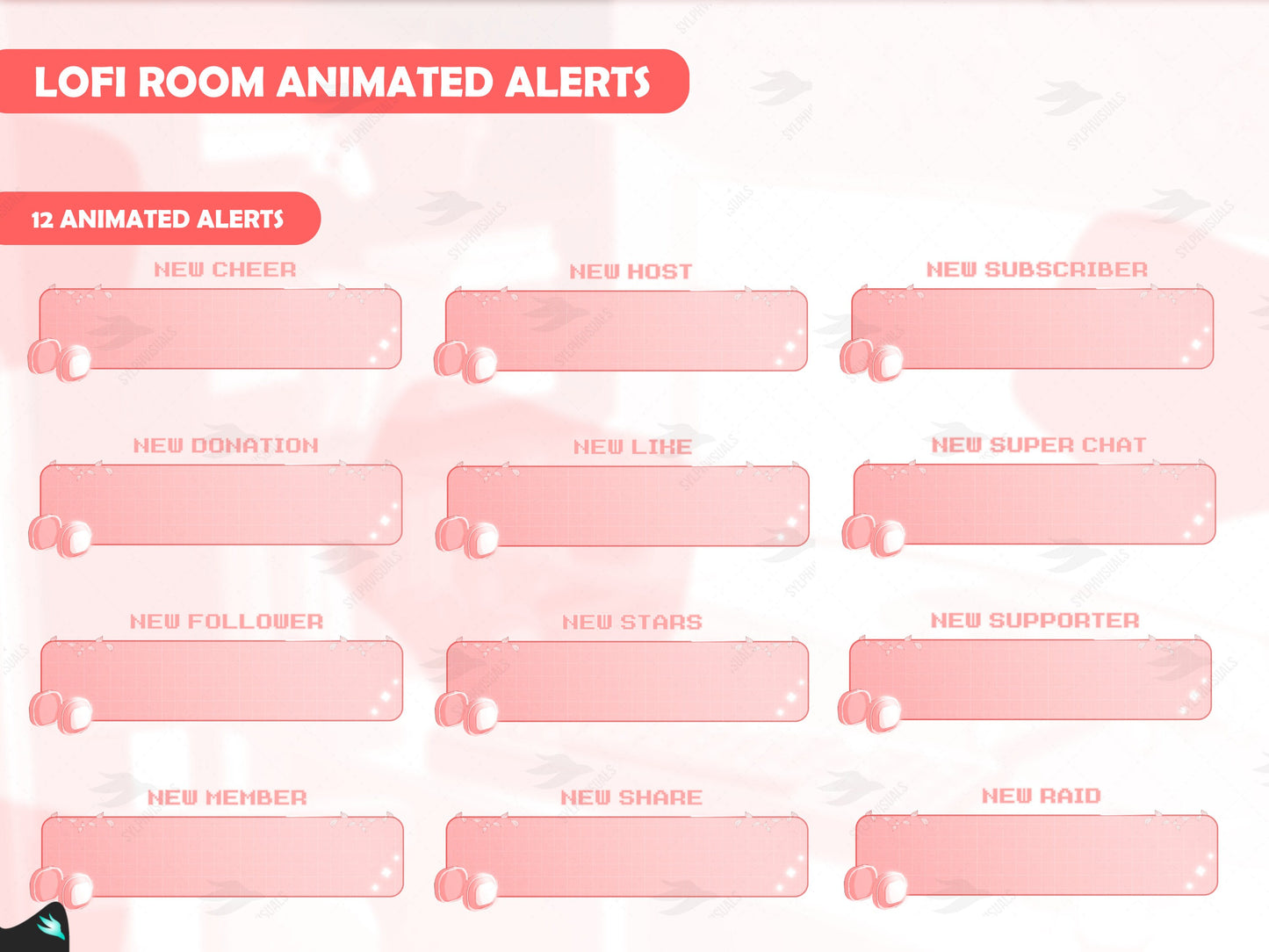 Lofi Room Red Stream Package