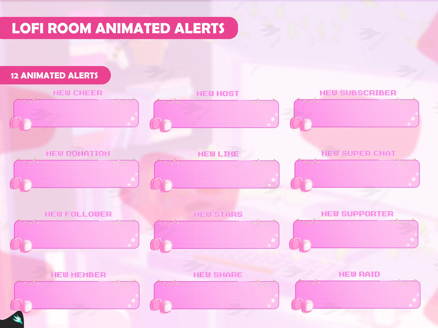 Lofi Room Pink Stream Package
