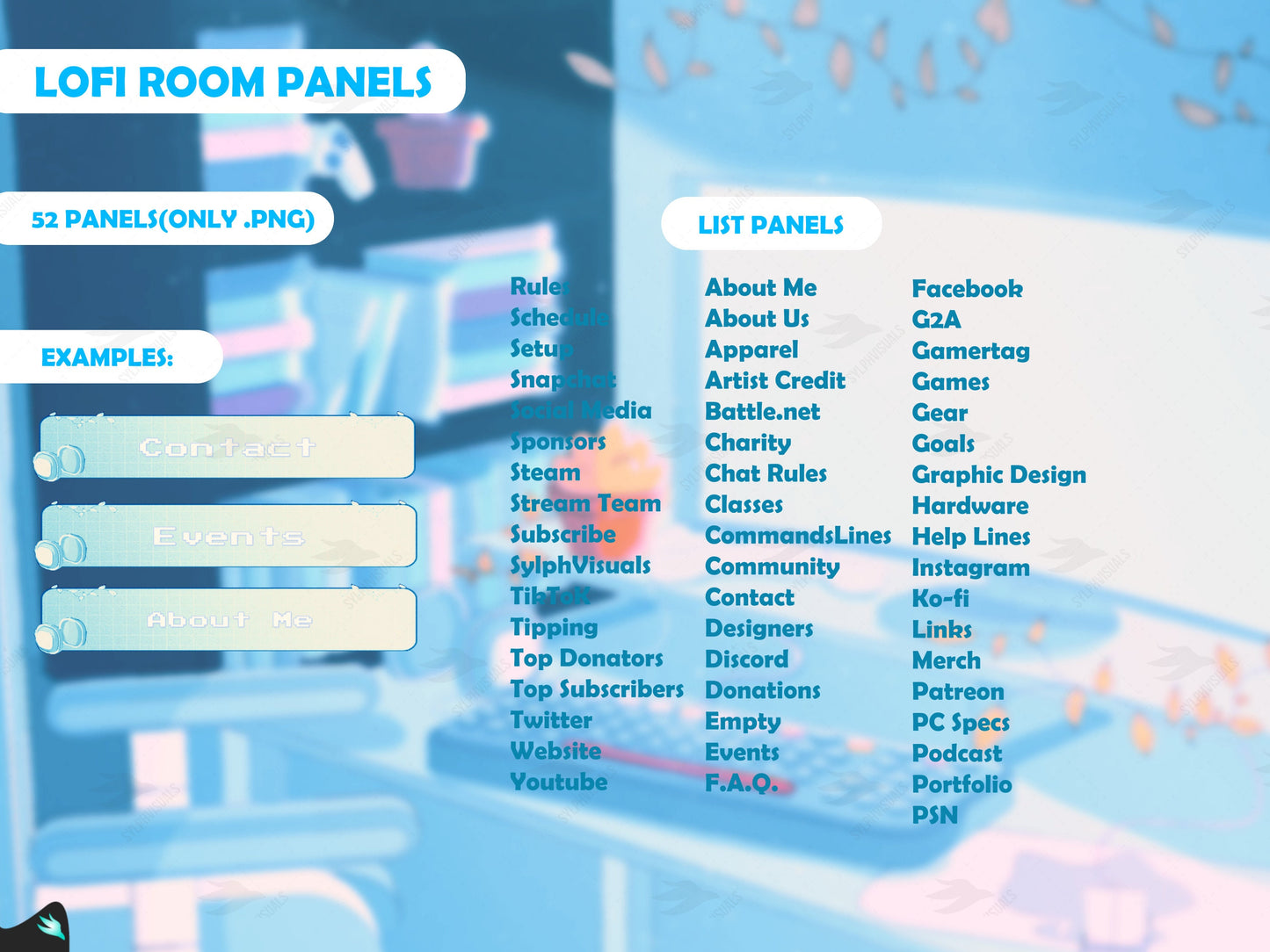 Lofi Room Blue Stream Package