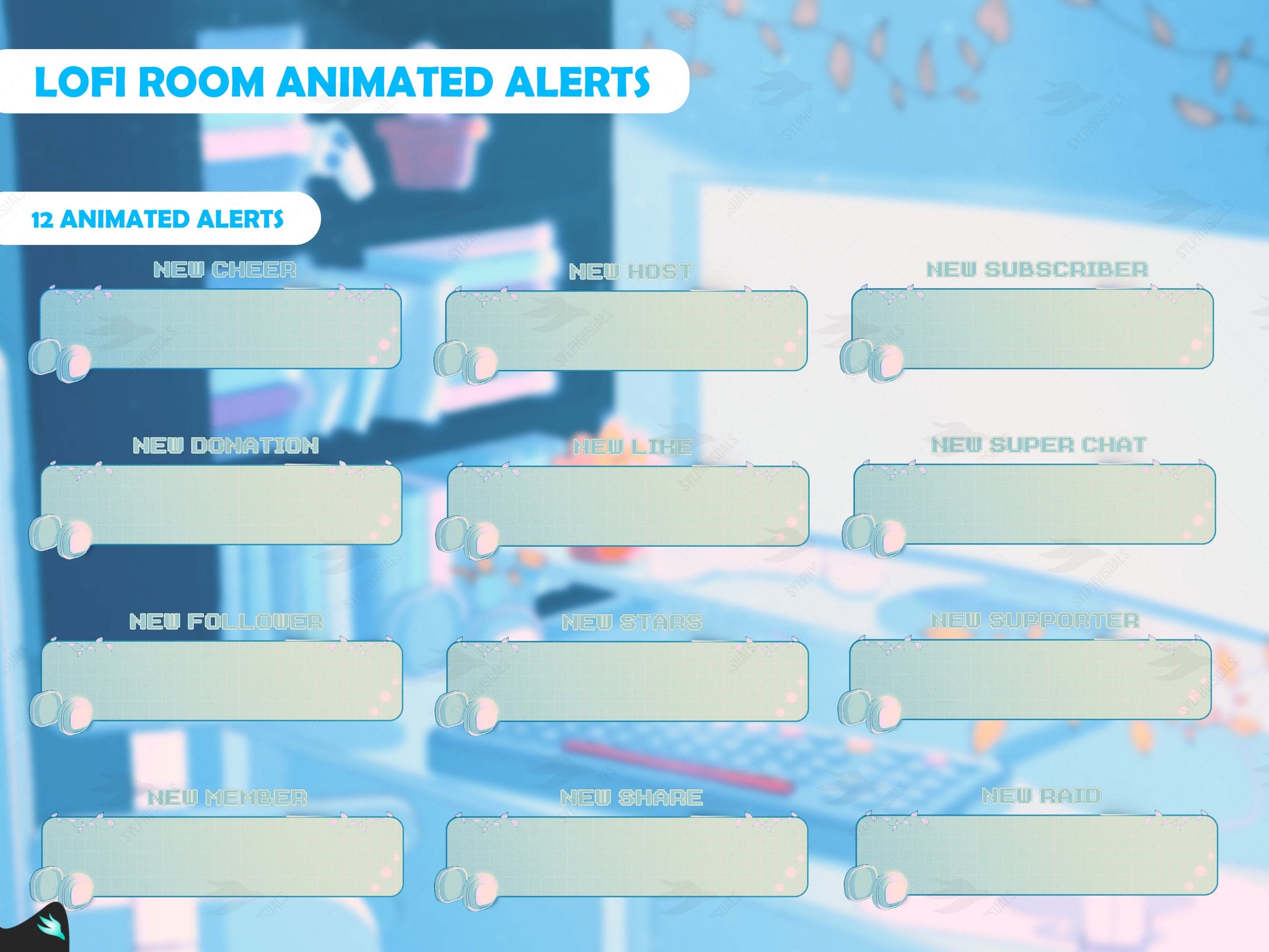 Lofi Room Blue Alerts