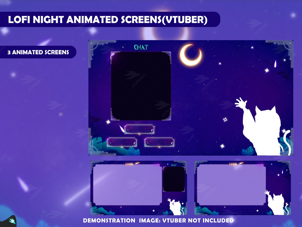 Animated Stream Overlay Package - Illuminate