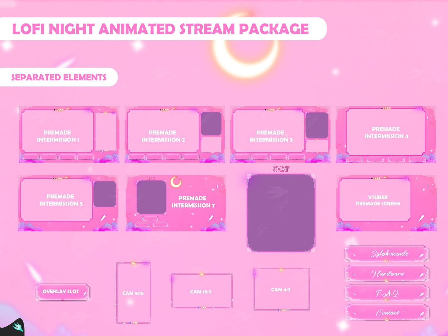 Lofi Night Pink Stream Package