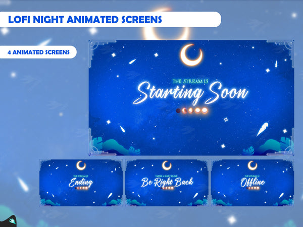 Lofi Night Blue Stream Package