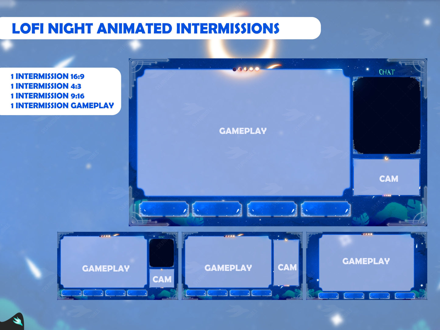 Lofi Night Blue Stream Package