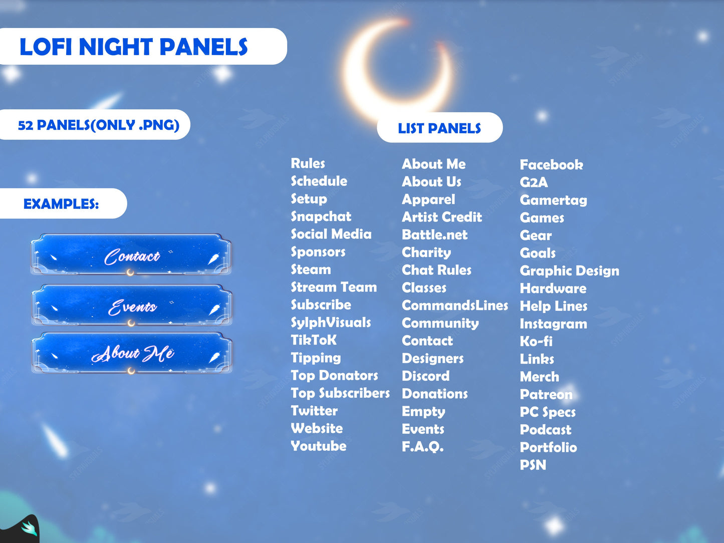 Lofi Night Blue Stream Package