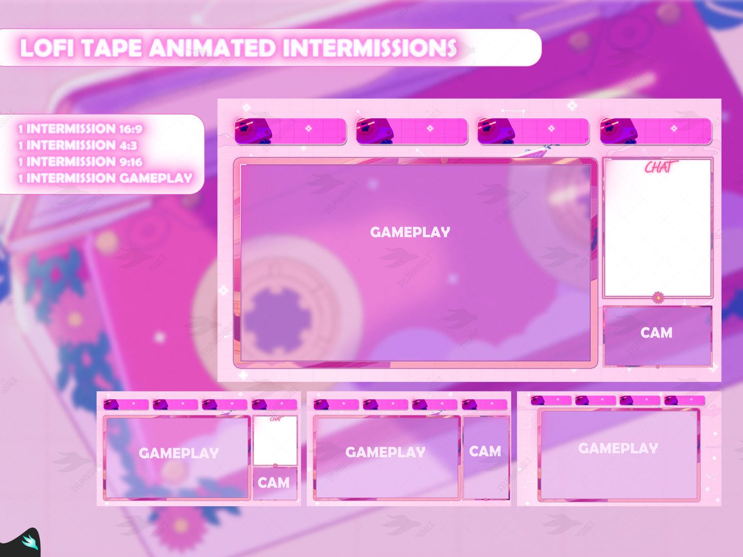 Lofi Tape Pink Stream Package