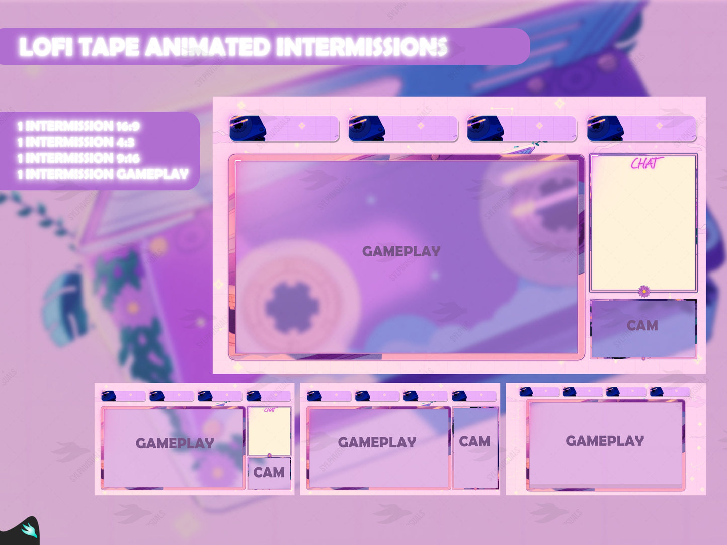 Lofi Tape Purple Stream Package