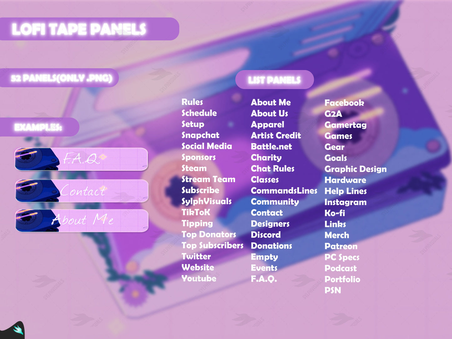 Lofi Tape Purple Stream Package