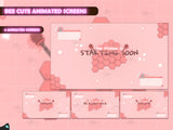 Cute Bee Pink Stream Package