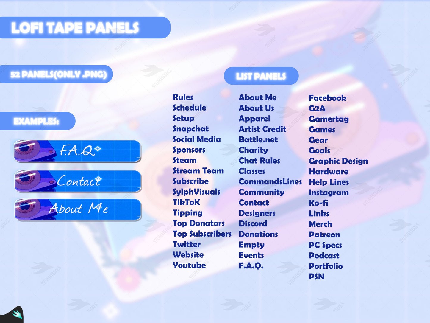 Lofi Tape Blue Stream Package