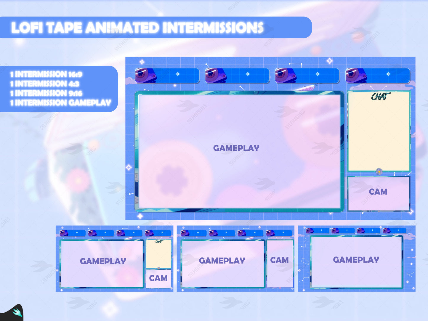 Lofi Tape Blue Stream Package