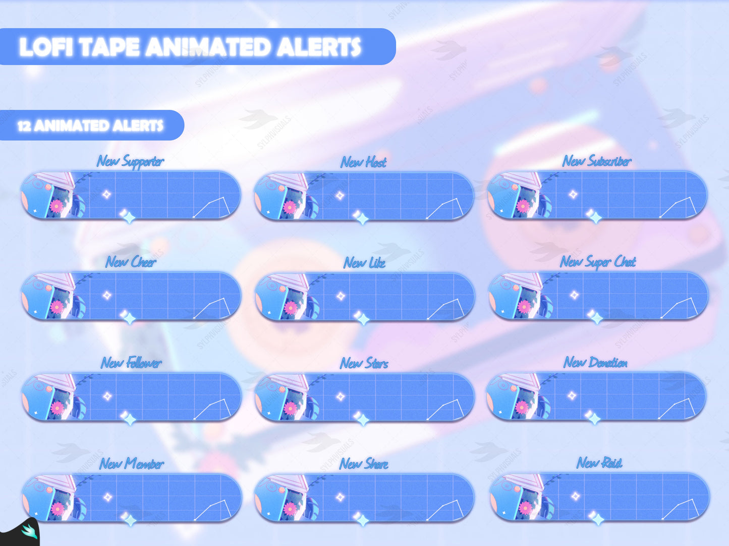 Lofi Tape Blue Stream Package
