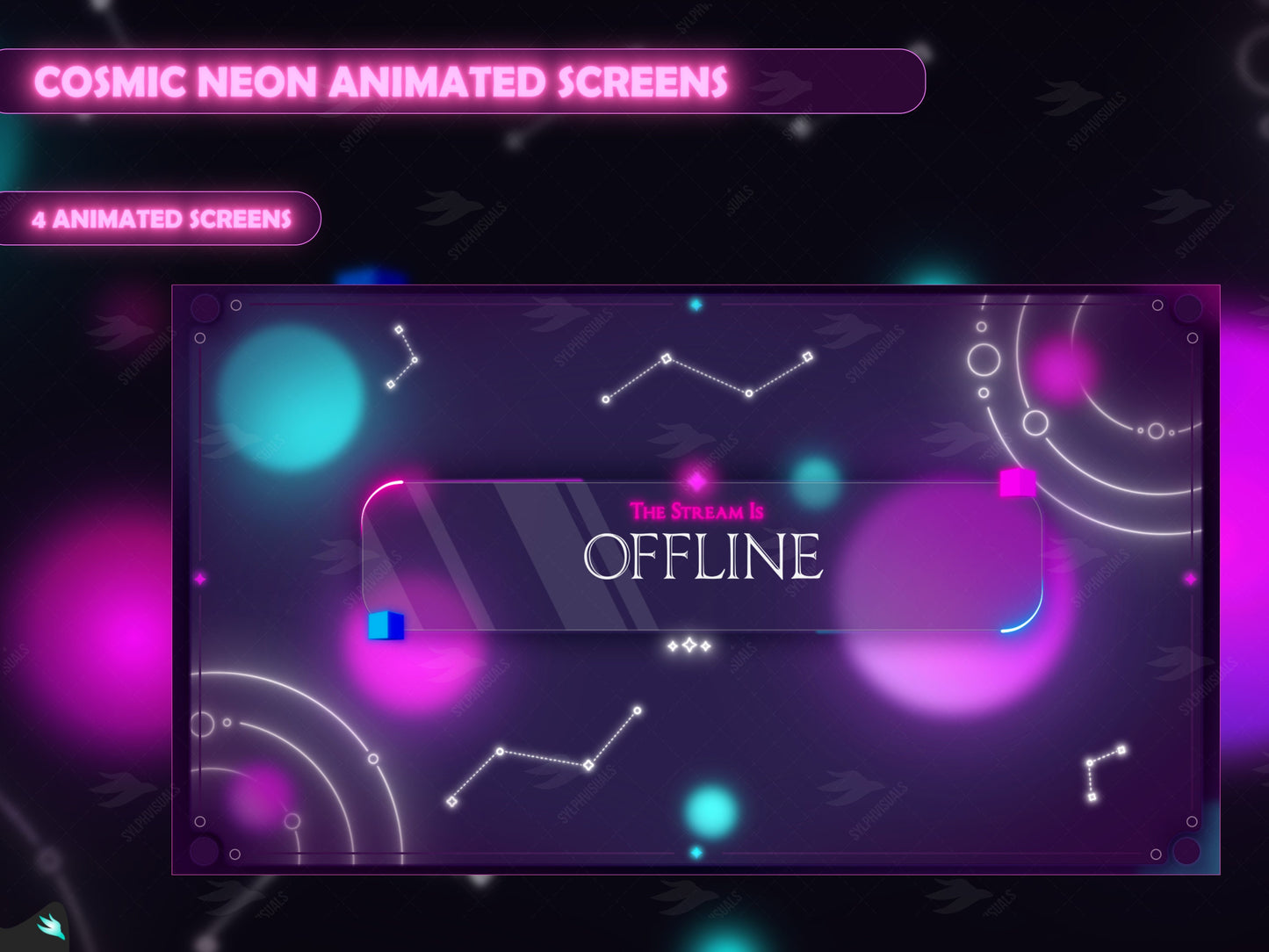 Cosmic Light Animated Screens