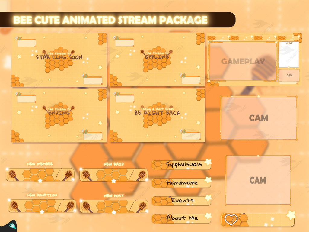 Cute Bee Stream Package