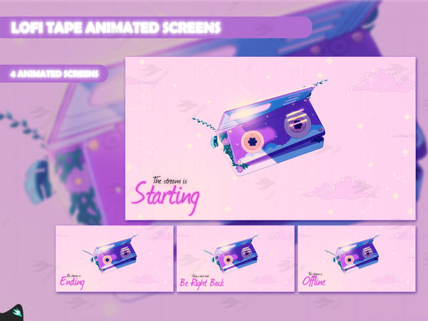 Lofi Tape Purple Stream Package