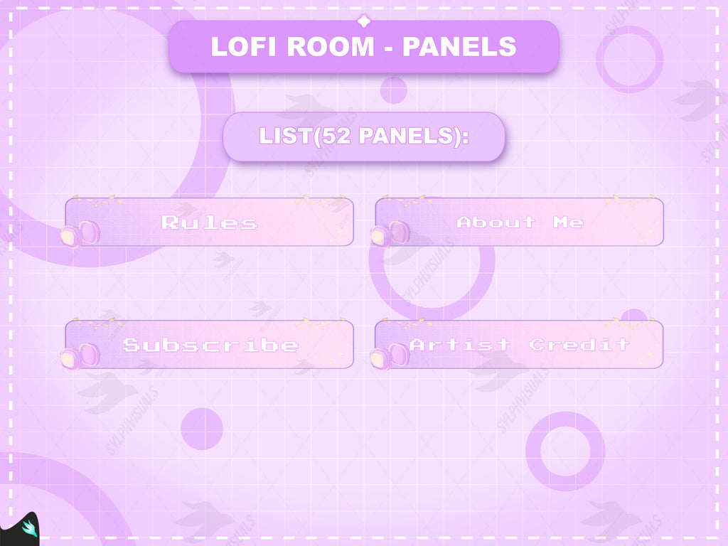 Lofi Room Panels