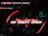 Shine Neon Red ending soon twitch screen