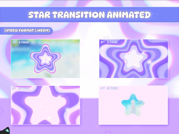 Shining Star Purple Transition