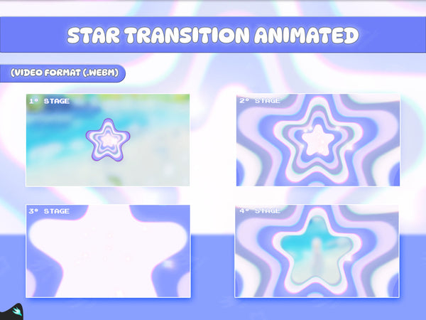 Free Water Star Blue Transition