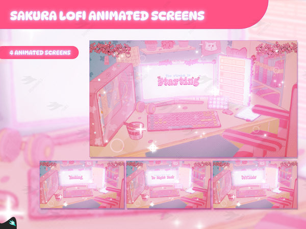 Sakura Lofi Pink Stream Package