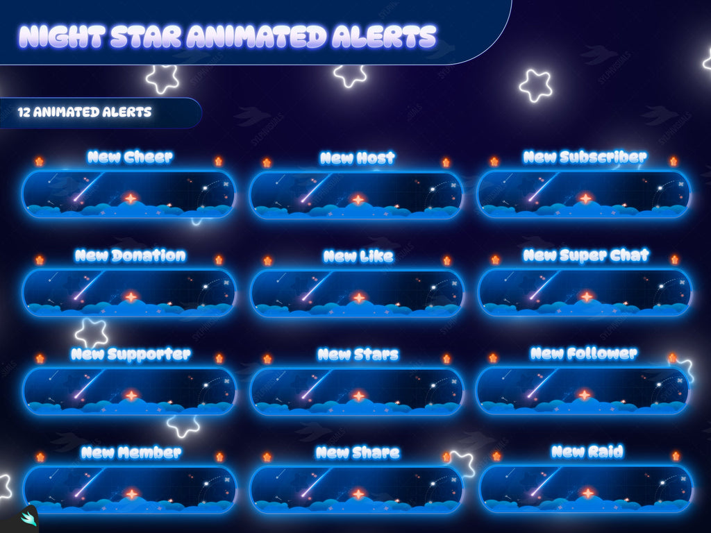 Night Star Blue Alerts