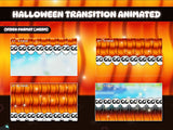 Halloween Pumpkin Stream Package Transition for Streamlabs