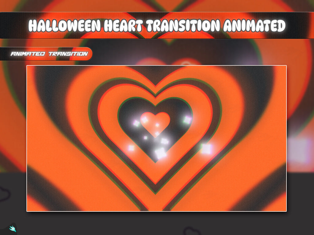 Halloween Heart Transition for Twitch