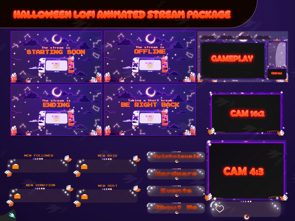 Halloween Lofi Stream Package