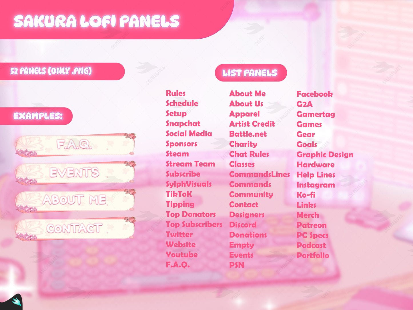 Sakura Lofi Pink Stream Package