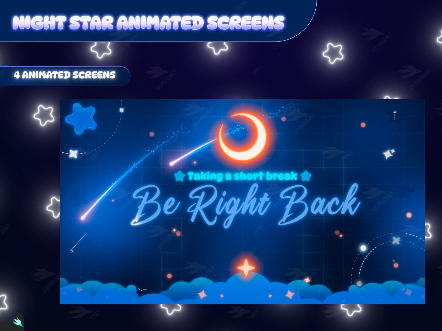 Night Star Blue ending soon twitch screen