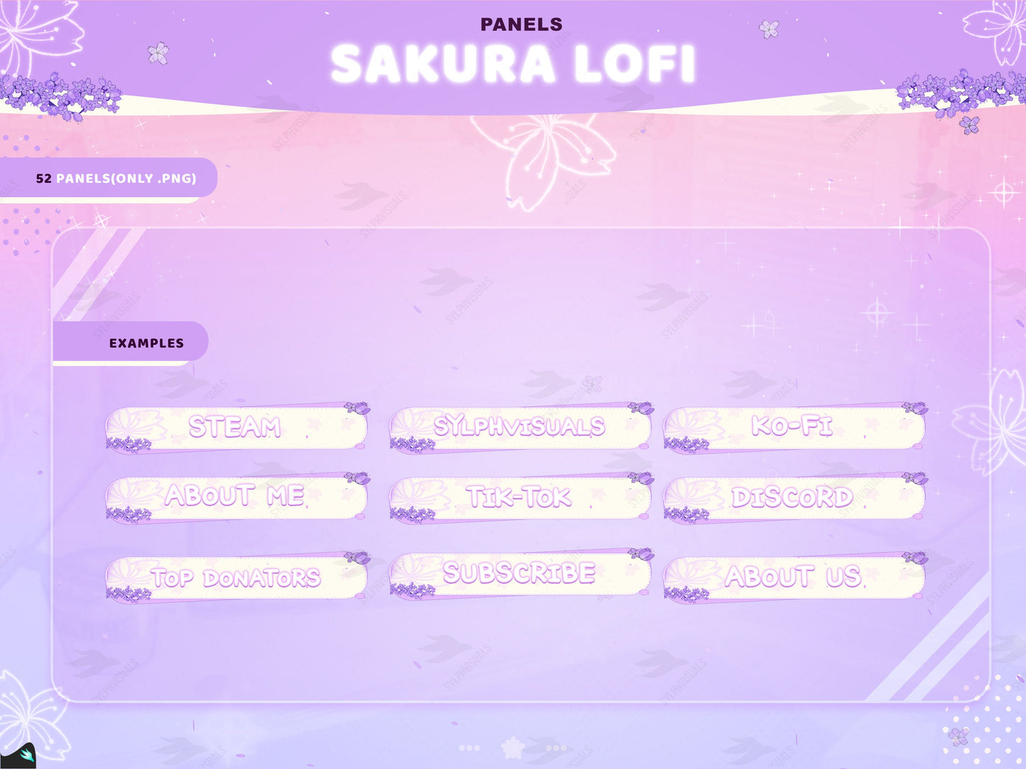 Sakura Lofi Purple Stream Package