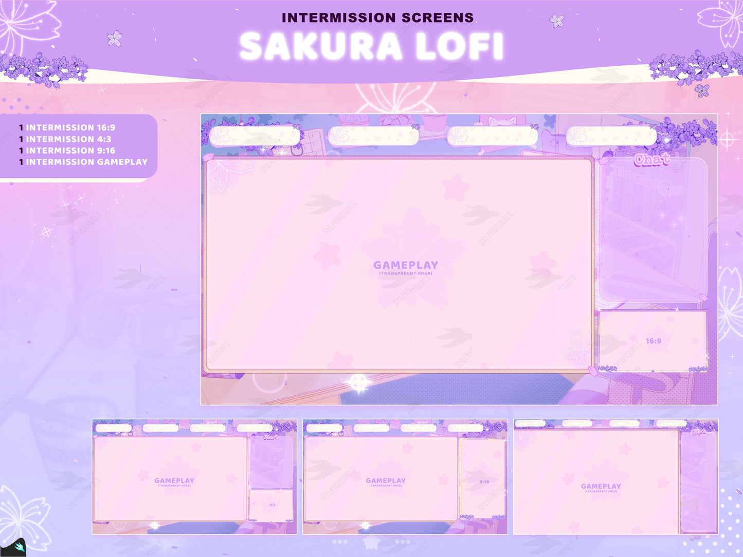 Sakura Lofi Purple Stream Package
