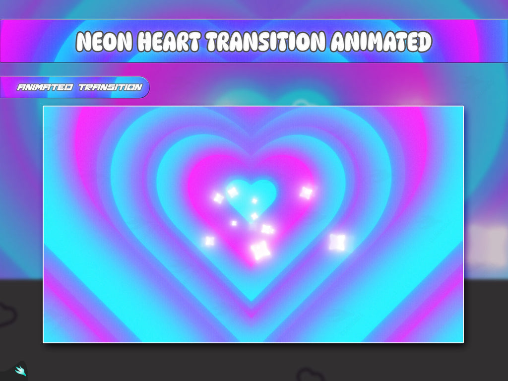 Neon Heart Transition